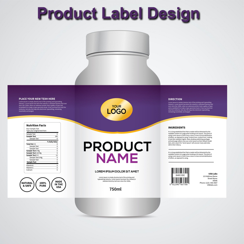 PRODUCT LABEL DESIGN